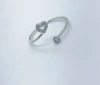 A micro-inlaid zircon heart-shaped ring, a bestseller on Douyin by a female Internet celebrity with an adjustable opening Application Scenario